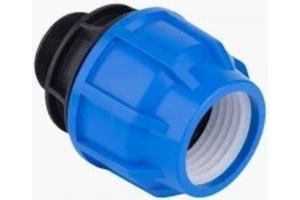 KPE átmenet BM  40 mm x1" 16bár KÉK
